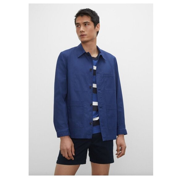 CLUB MONACO Workwear Jacket in Blue Depth
